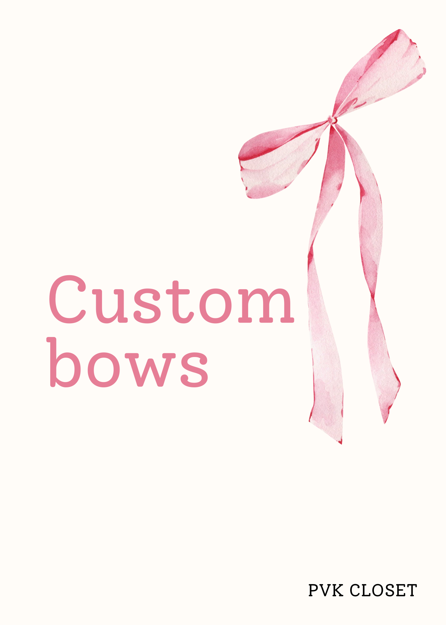 CUSTOM BOWS