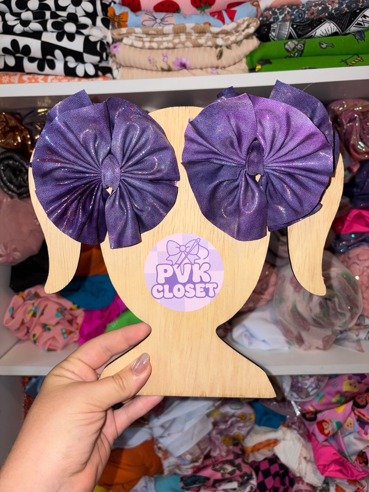 Purple shredded piggies
