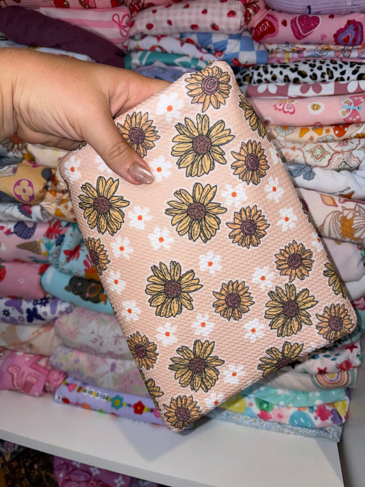 neutral sunflower bows