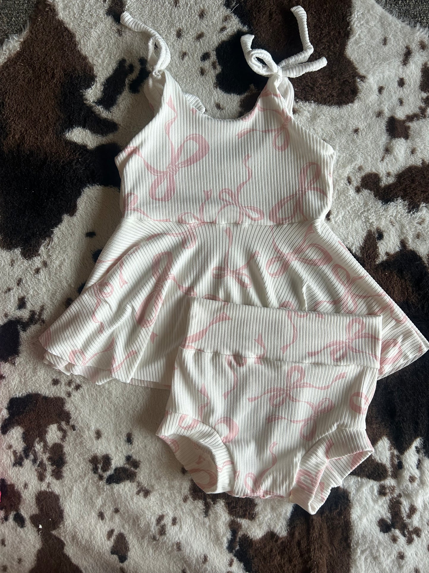 MTO WHITE BOW SUMMER SET