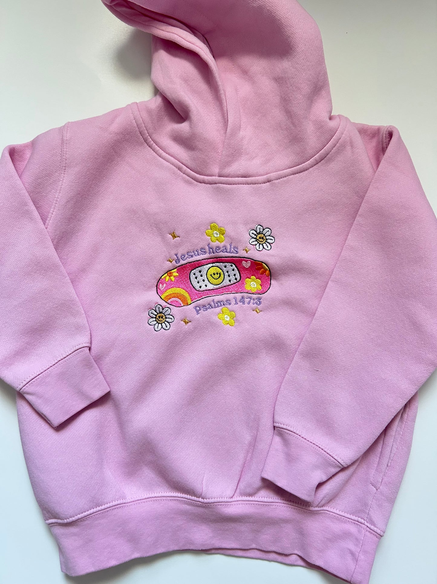 5/6 Jesus heals embroidered sweatshirt