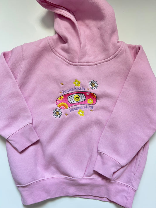 5/6 Jesus heals embroidered sweatshirt