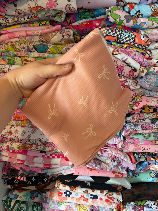 MTO PALE PINK BOW SUMMER SET