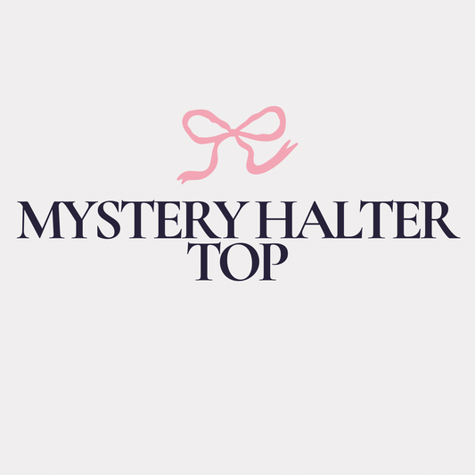 MYSTERY HALTER TOP