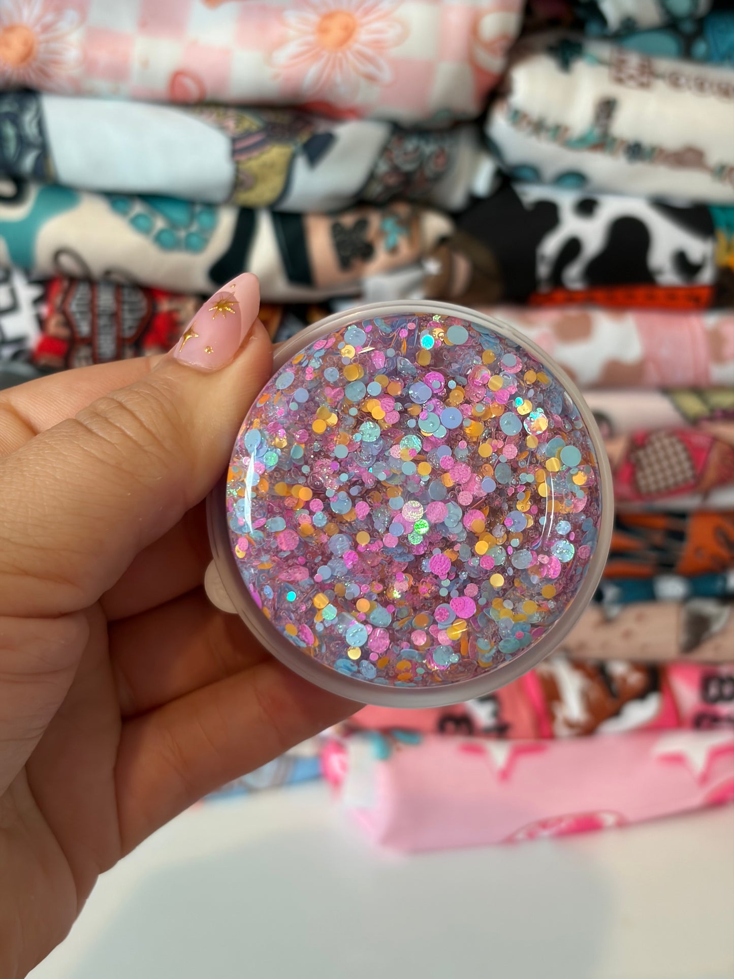 Pastel sprinkle hair glitter