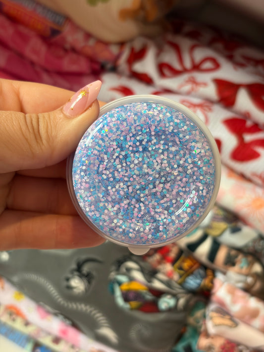 cotton candy hair glitter