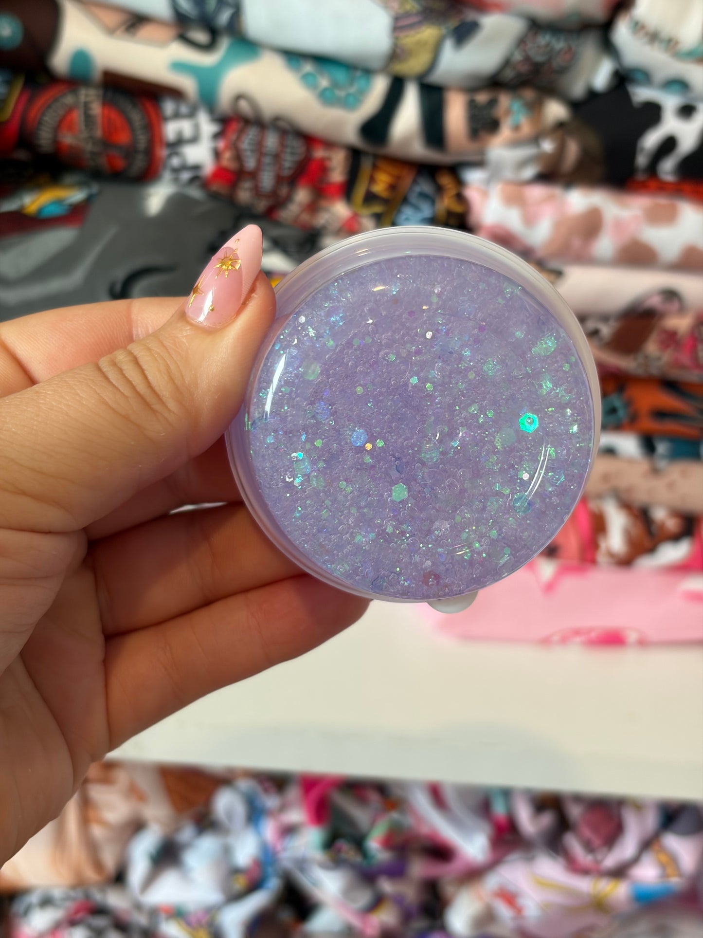 light purple hair glitter
