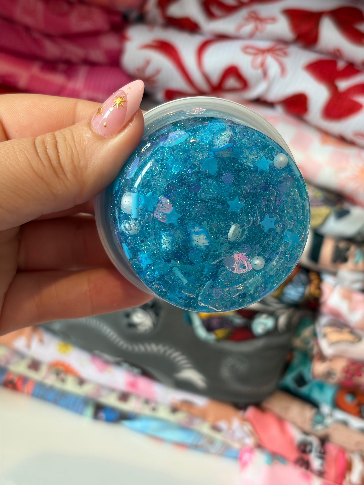 blue mermaid hair glitter