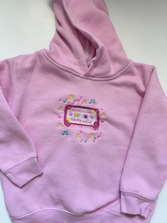 5/6 Listen to God embroidered sweatshirt