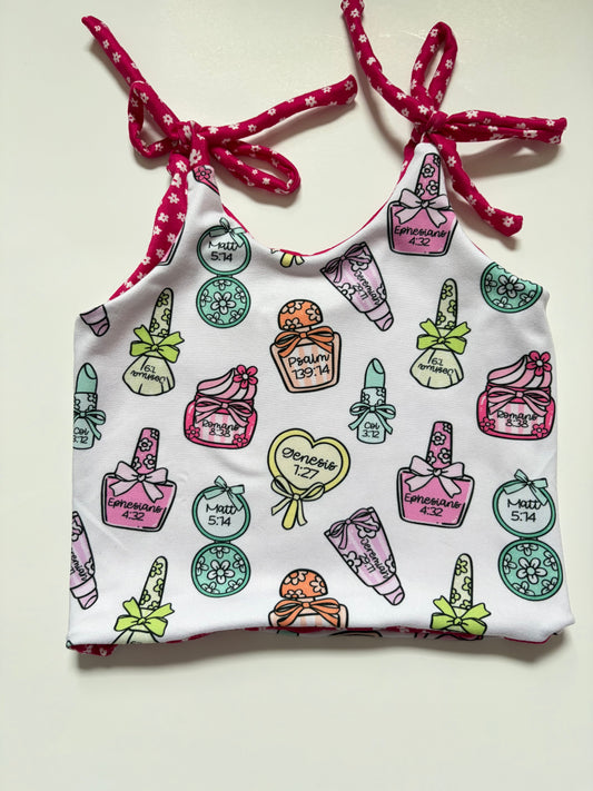 Shoulder tie top