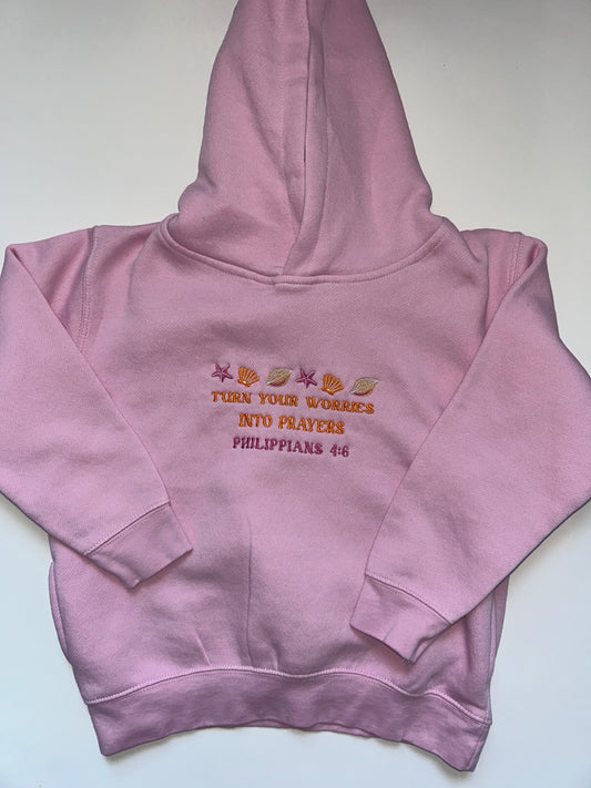 5/6 Jesus seashell embroidered sweatshirt