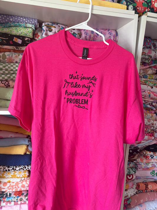 XL that sounds like my husbands problem