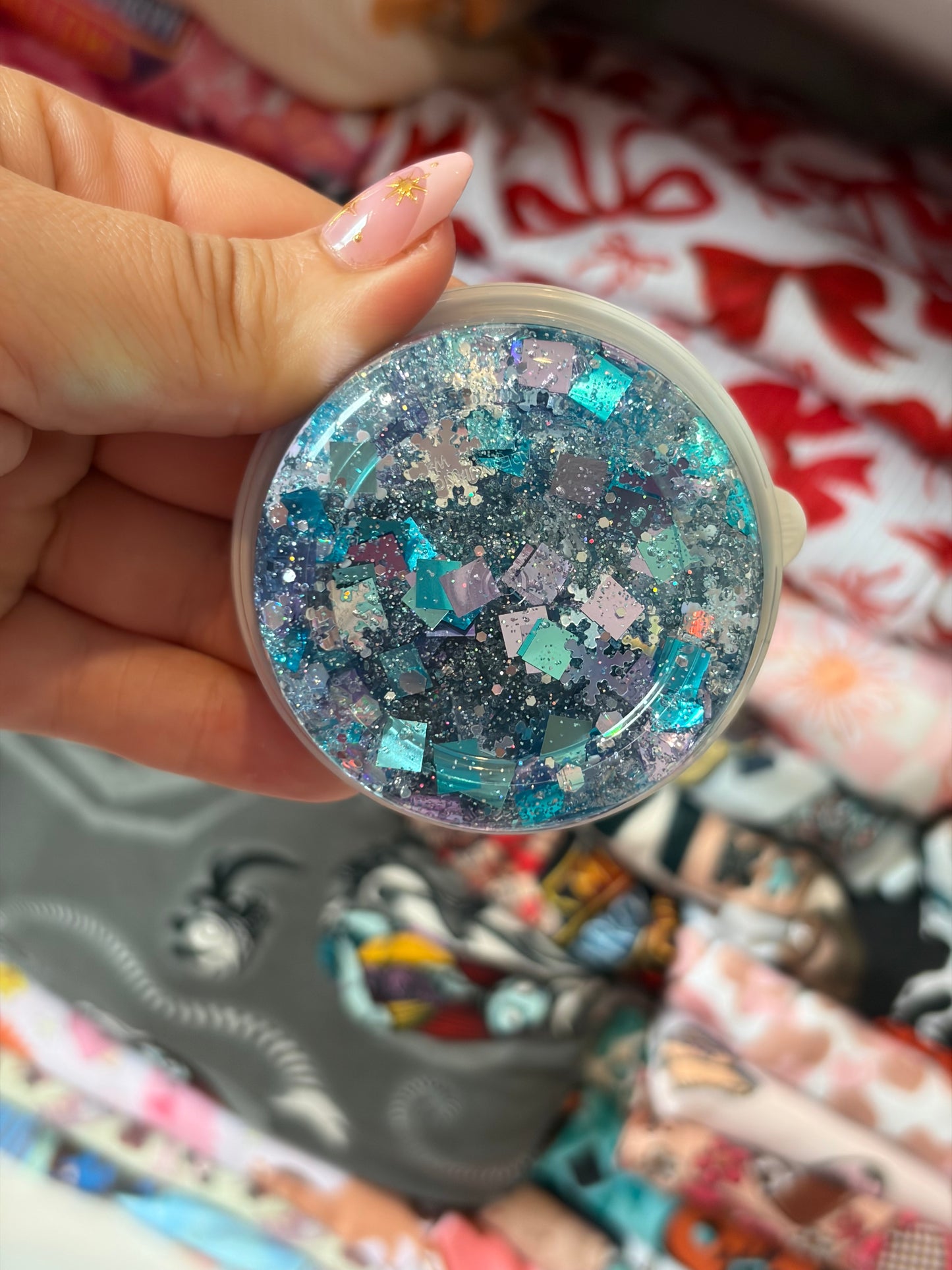 winter wonderland hair glitter