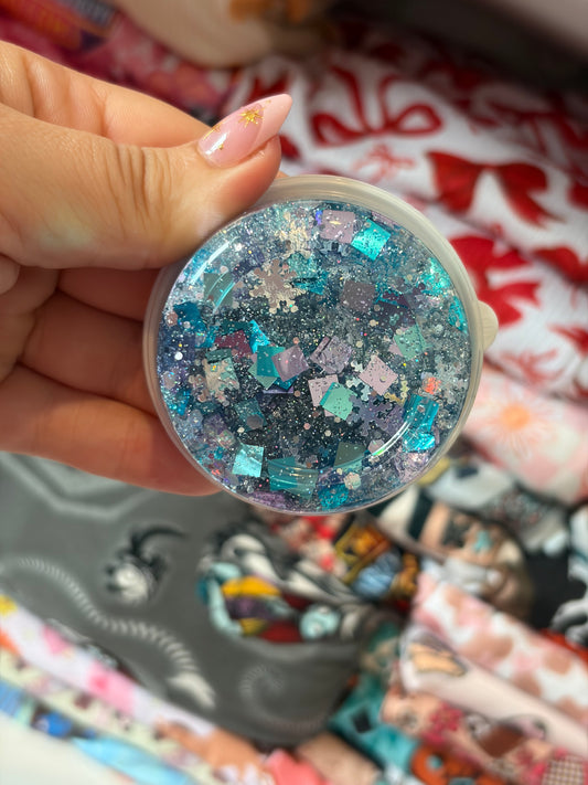 winter wonderland hair glitter