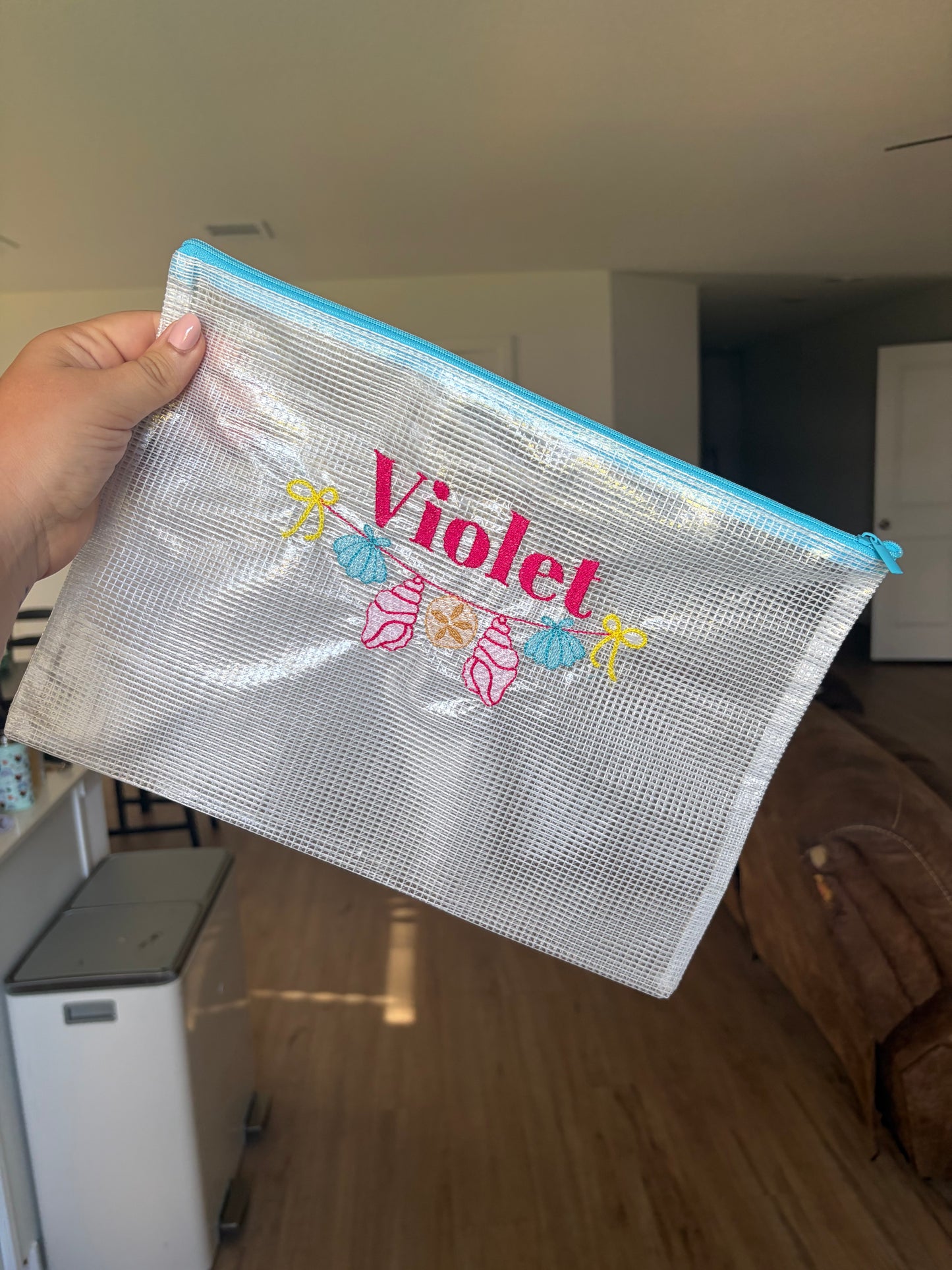 Custom embroidered bag