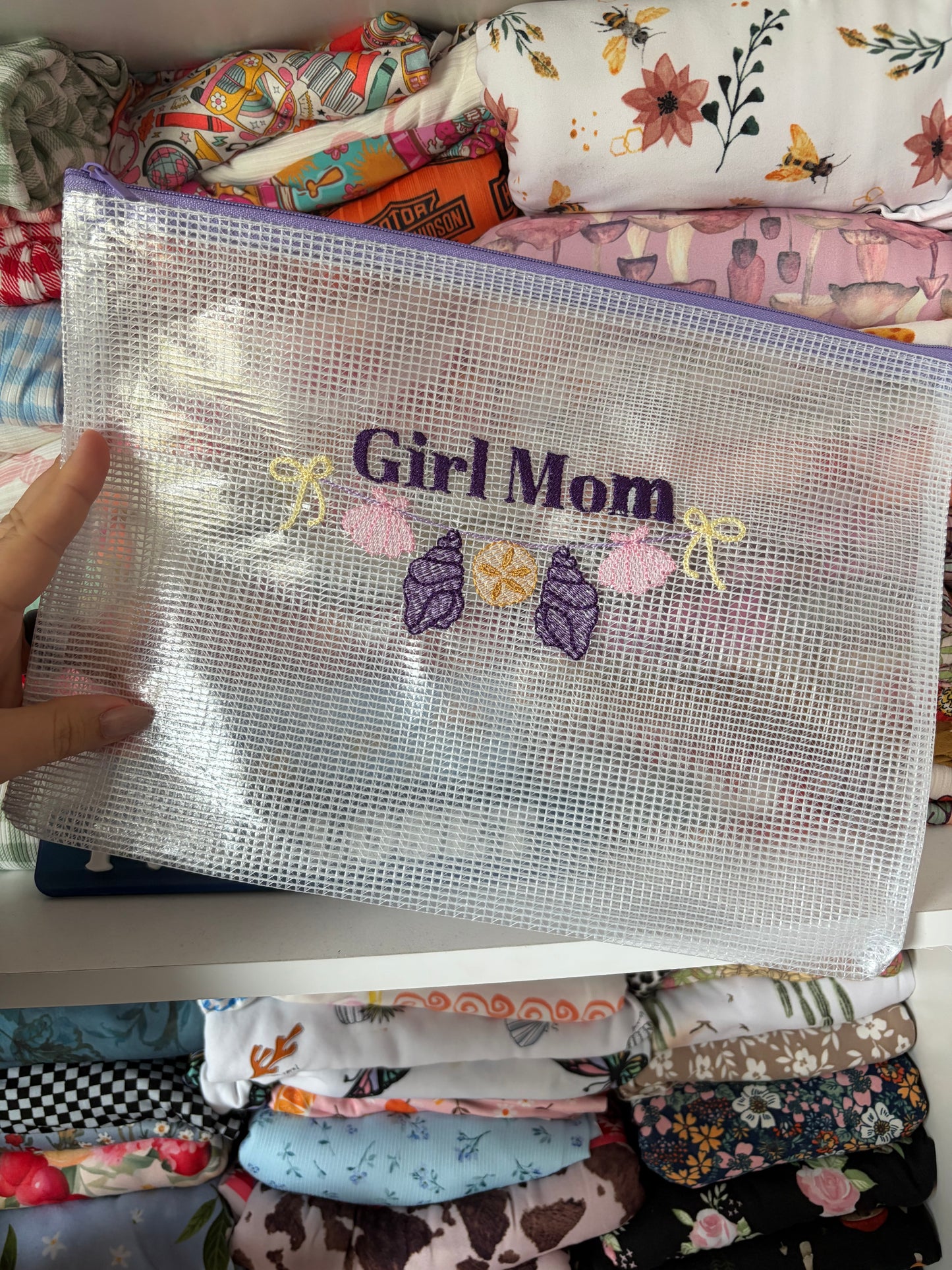 Custom embroidered bag