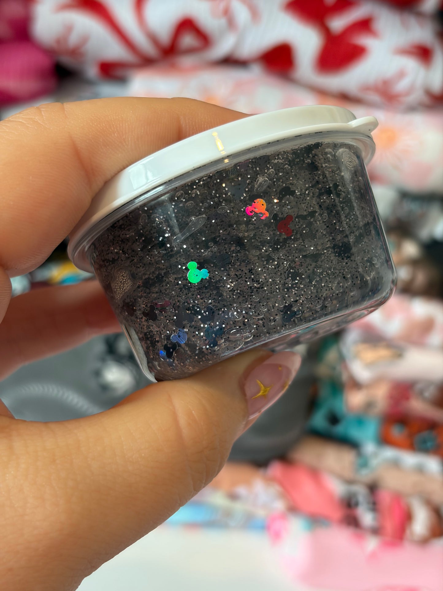 black magical hair glitter