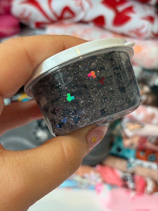 black magical hair glitter