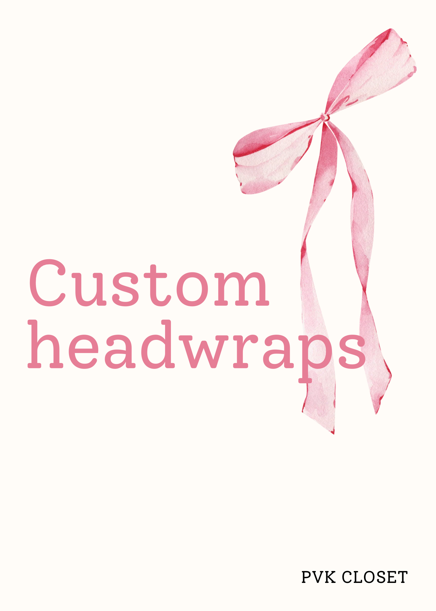 CUSTOM HEADWRAPS