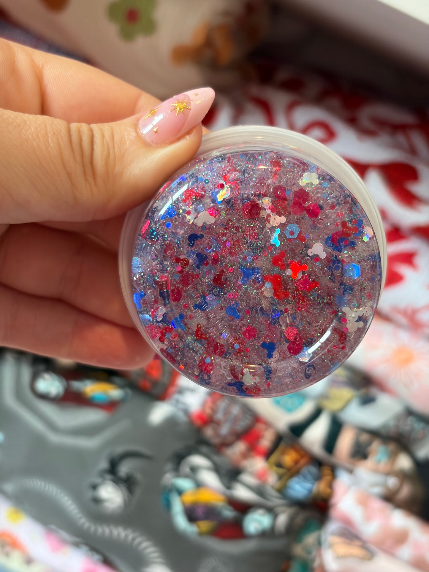 RWB magical hair glitter