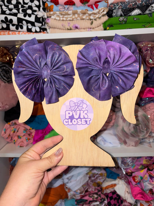 Purple shredded piggies