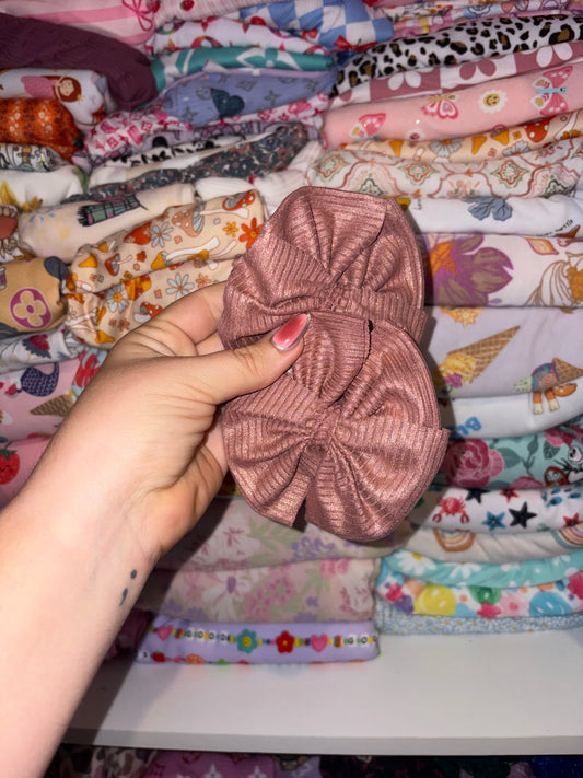 Mauve and gold messy piggies